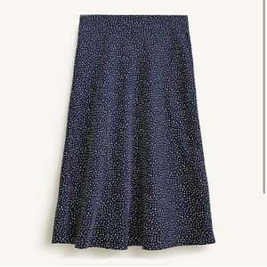 NWT, J Crew Gwyneth Slip Skirt